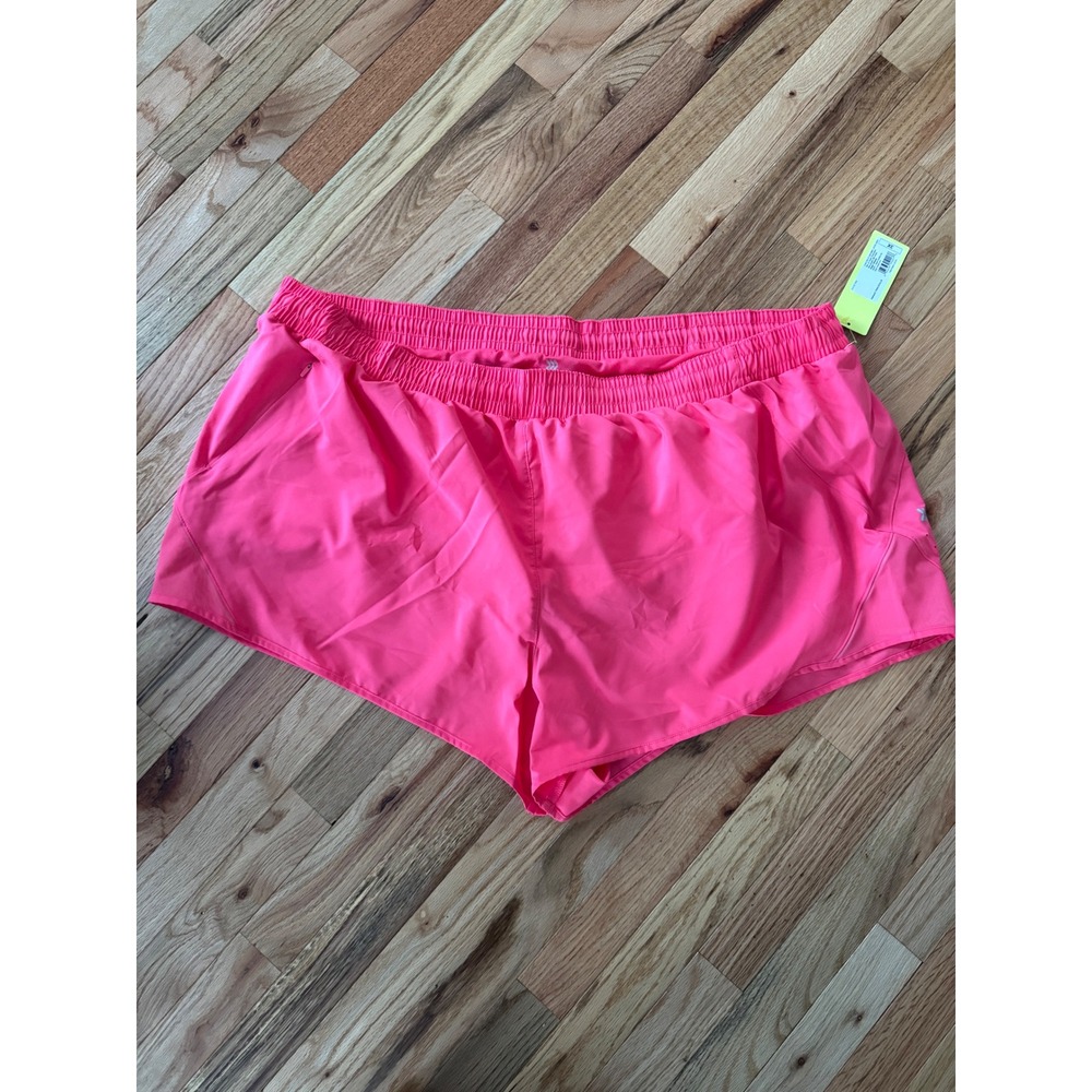 All in Motion Womens Pink Athletic Shorts 3X Plus Size Running Gym Workout NWT